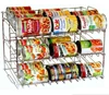 Chrome Wire Stackable Can Rack Organizer