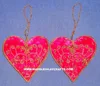 Zari Christmas Hearts Shape Tree Hinging Item