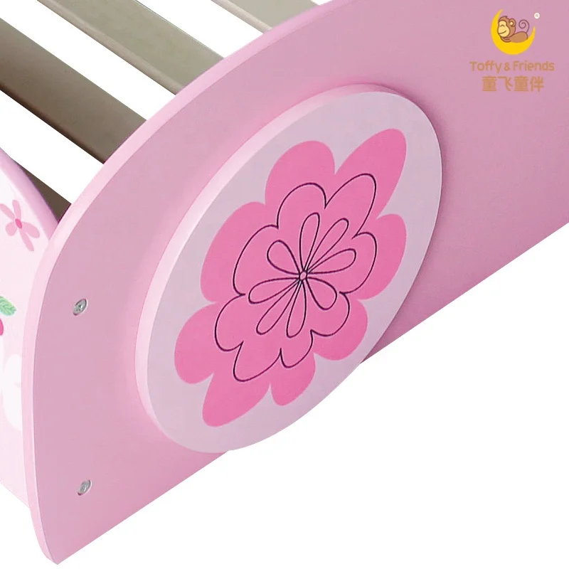 Toffy & Friends Wooden Kids Toddler Bed Pink Bed For Girl Buy