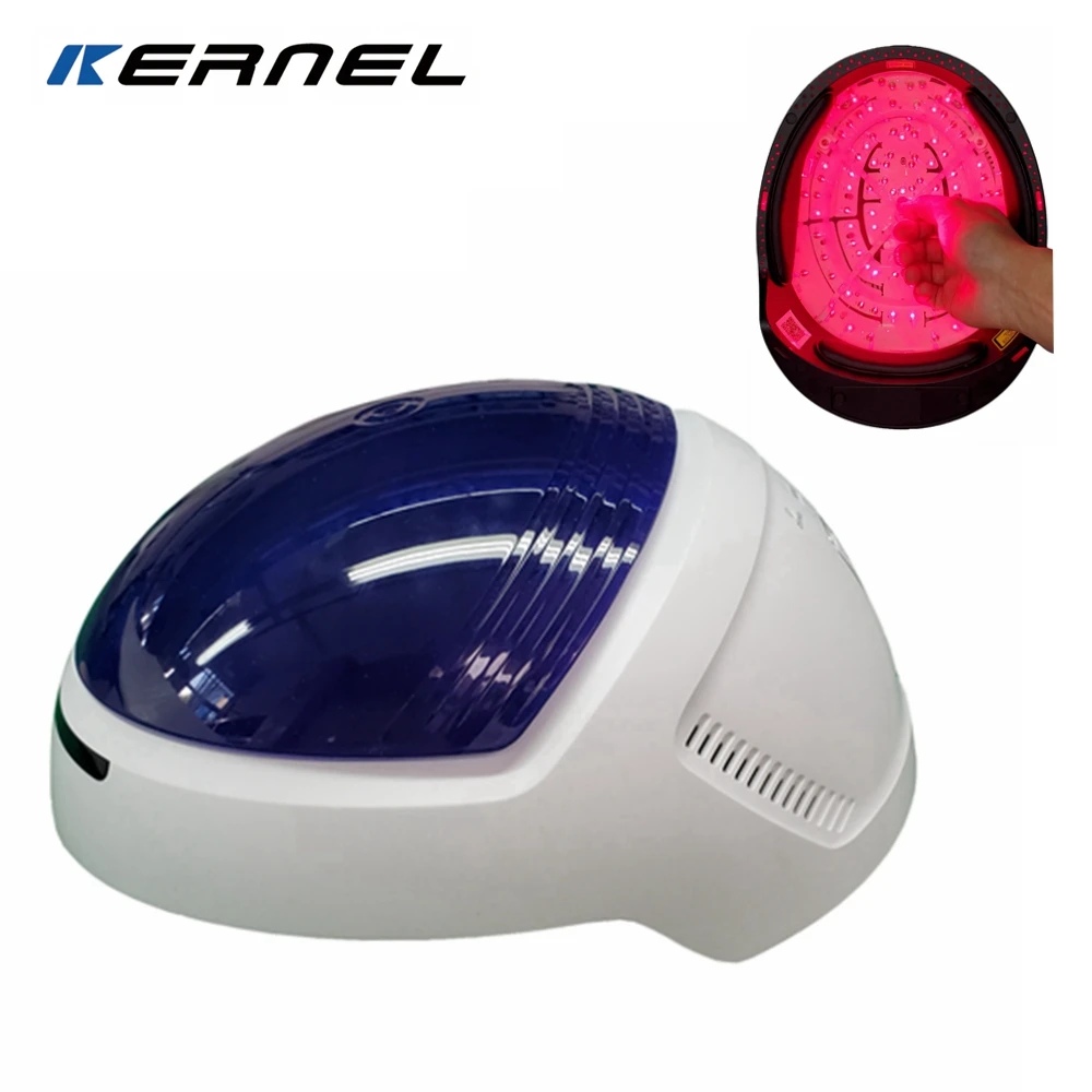 

KN-8000B 204 pcs 650nm low level laser therapy hair growth helmet for hair loss pattern baldness androgenetic alopecia treatment