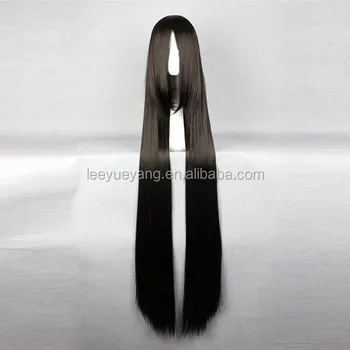 long black cosplay wig