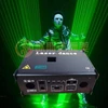 Green color indoor dancing floor laser light disco performance laser projector