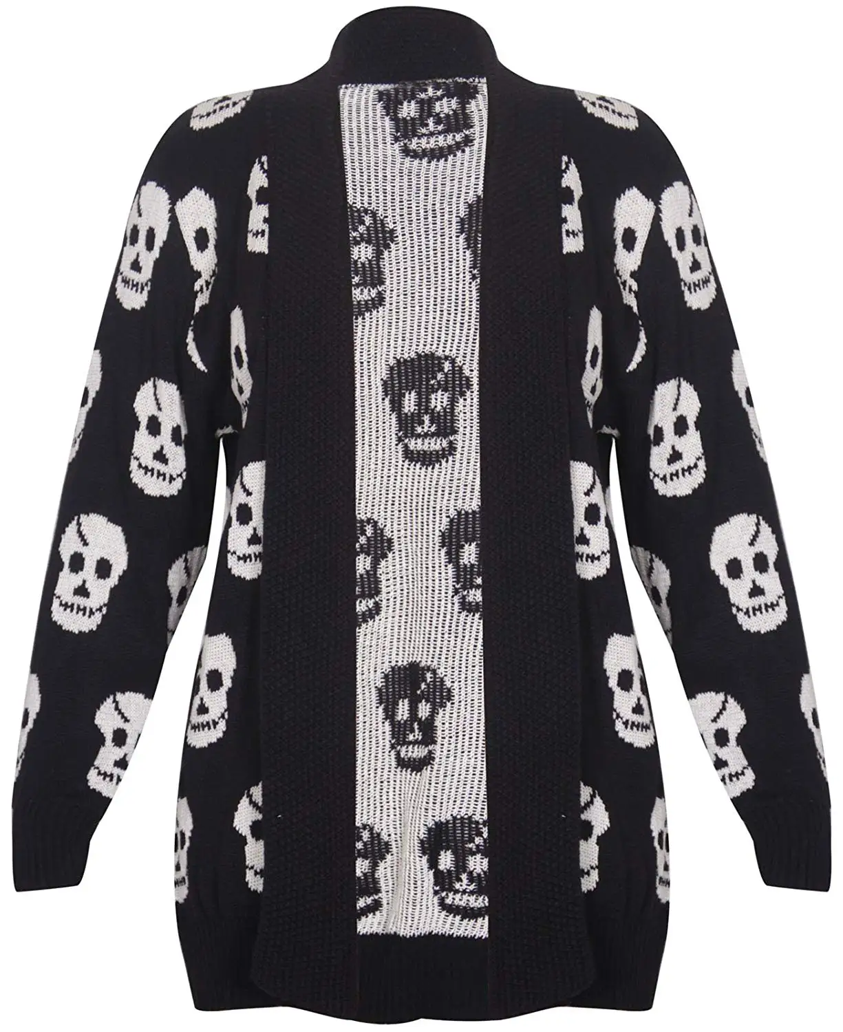 plus size skull sweater