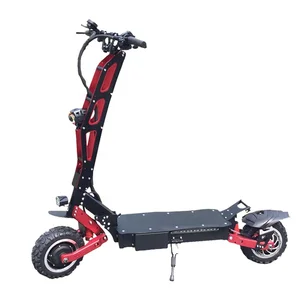 Hot Sale Electric Scooter 3200W Dual Motors Off Road Fat Tire Foldable Adult Scooter with Seat