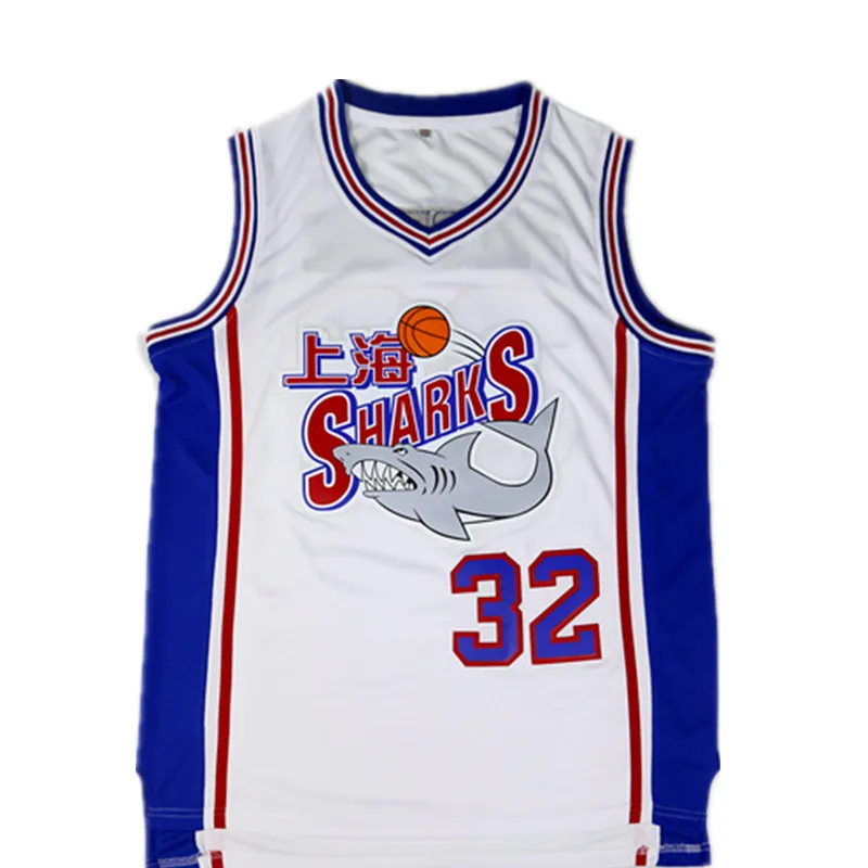 

Shanghai Sharks Fredette OEM Tackle Twill Your Team Design Custom Embroidery Basketball Jersey