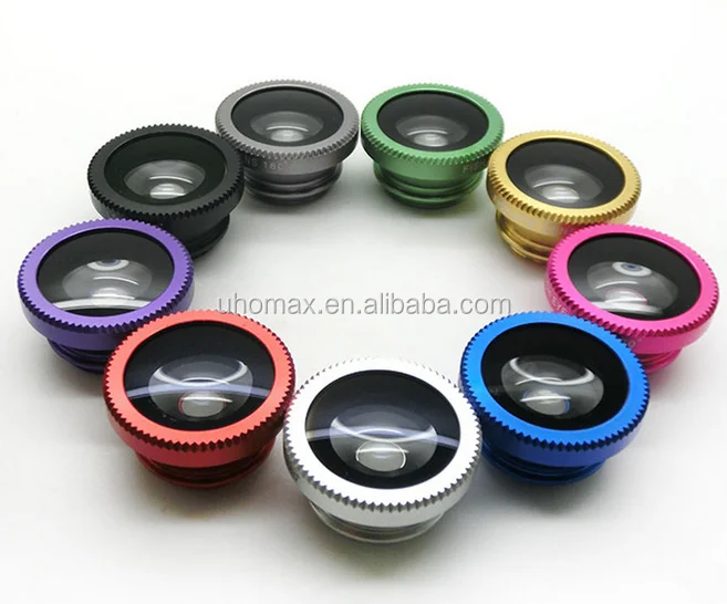 Quality Three In One Mobile Phone Clip Photo Lens Fisheye/Wide/Micro