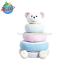 Plush Stuffed Toy Baby Stack Rings Animals For Baby Education
