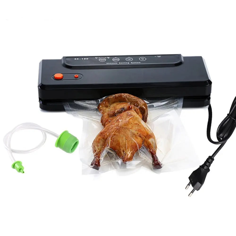 ATWFS Household Multi-function Food Vacuum Sealer Saver - Home Automatic Vacuum Sealing Packer