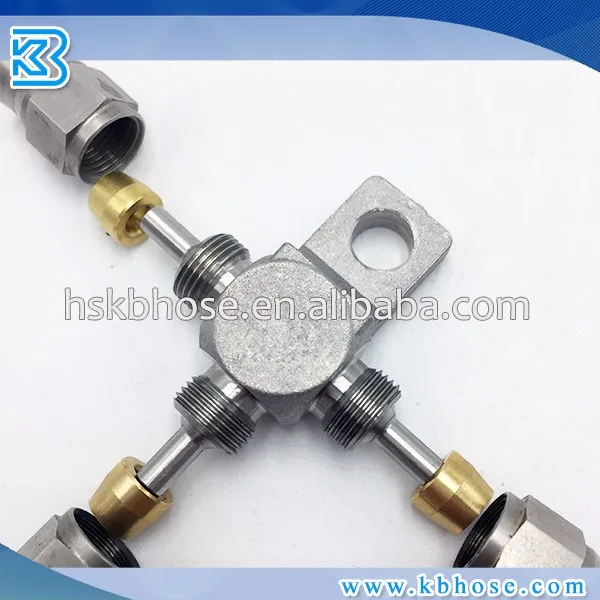 An3 Ptfe Braided Brake Hose Line End Male 90degree Female Fitting