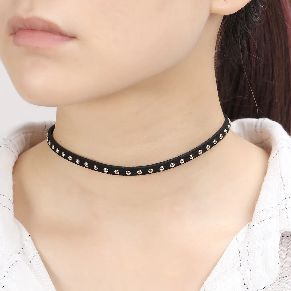 

Dog collar Necklace Chorker Necklace Short Necklace Free Shipping