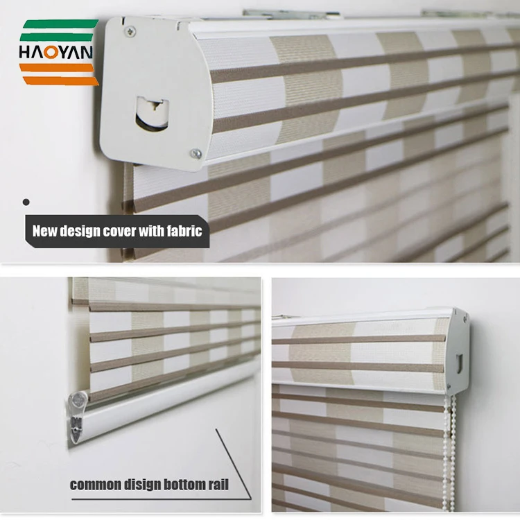 Haoyan Manual Component Zebra Blind Mechanism Aluminum Rail Buy Blind