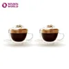Amazon Gift Double Wall Borosilicate Glass Coffee Sets Tea Set For Coffee Tea Espresso