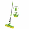 Portable office & home use stainless pole High quality hand press spin dry mop rotating mop