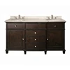 72 inches antique transitional bathroom double sink vanities units YXL-1714DF