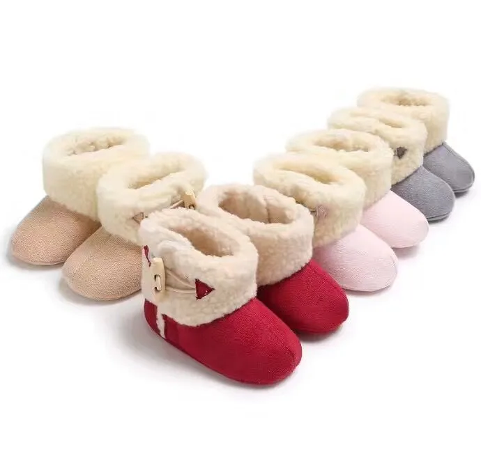Girls Furry Shoes Cotton Boots Winter Items For Toddler Eco-friendly ...