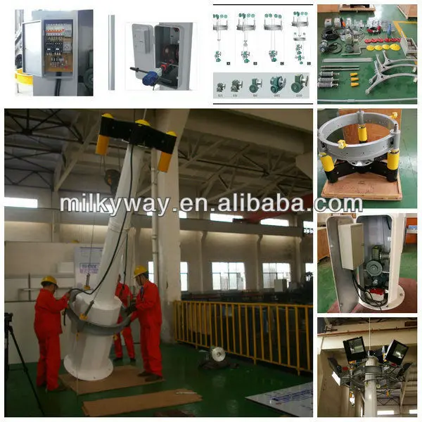 high mast light pole  