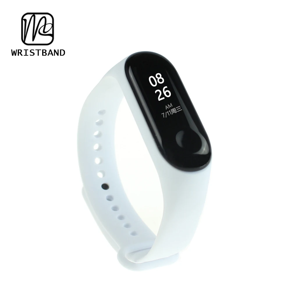 

Hot Selling Colorful Soft Silicone Customized Rubber Watch Strap Band for xiaomi 3