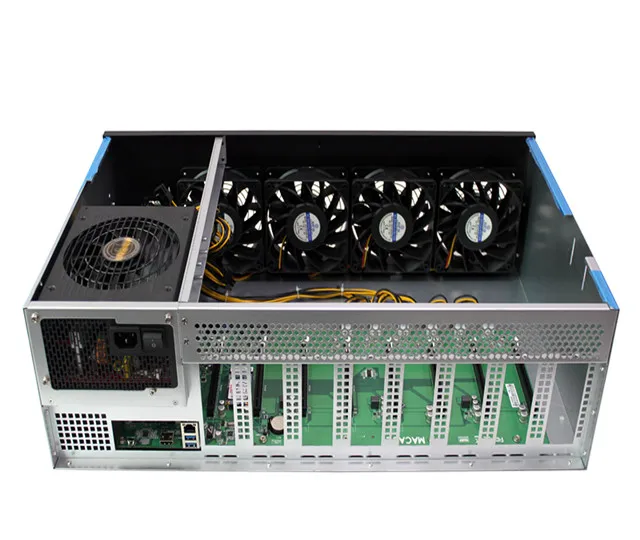 

4U 8GPU barebone system Ethereum mining rig case