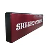 outdoor vacuum forming light box xustomized logo wall mounted advertising display light box