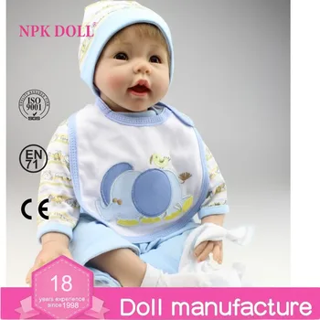 soft baby doll with magnetic pacifier