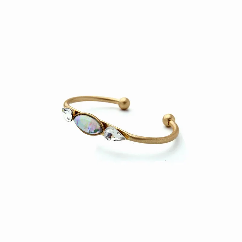 

sl00587 Antique Jewelry Epoxy Cuff Bangle Resin Stone Bracelets Gold Braccialetti Donna