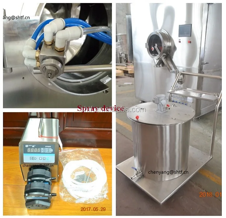 BG80D fully closed pharmaceutical medicine powder granulating machine High Effciency Coating Machine