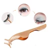 1PCS Rose Golden False Eyelash Eye Lash Tweezers Applicator Clip Beauty Makeup Tool Make up Eyelashes Tweezer Lash Curler