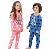 Unisex Round Dots Cool Two Pieces Funny Pajamas For Children