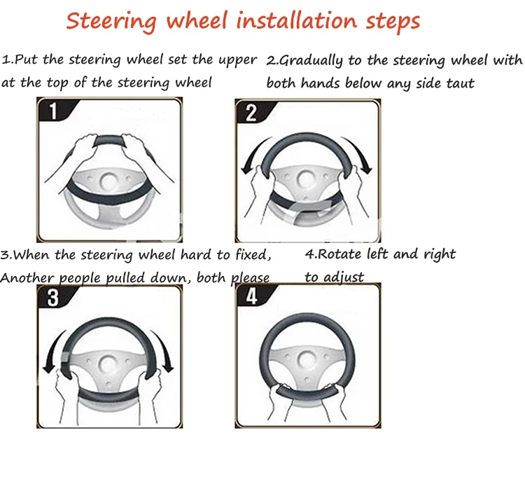 Hot selling military new design steering wheel cover in stock