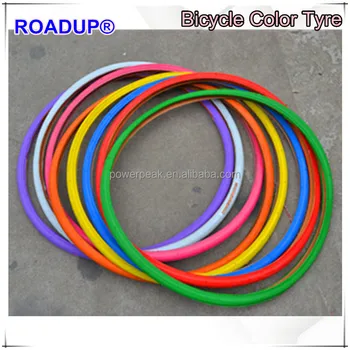 coloured bike tyres