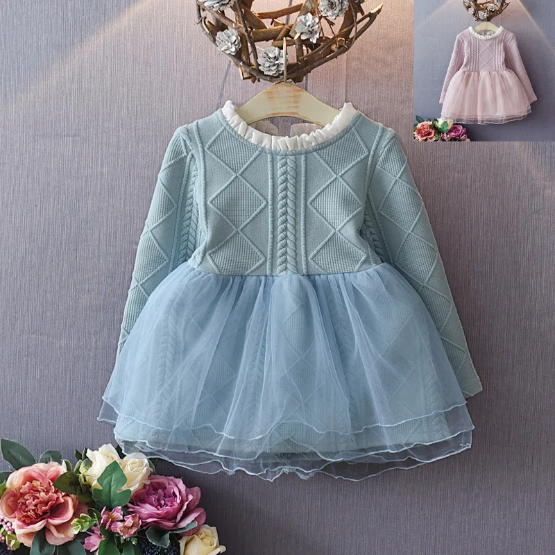 

Latest personality high quality kids dresses new fashion children dresses, Pink/green