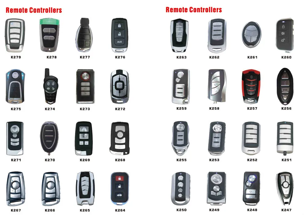 Remote Control Keys