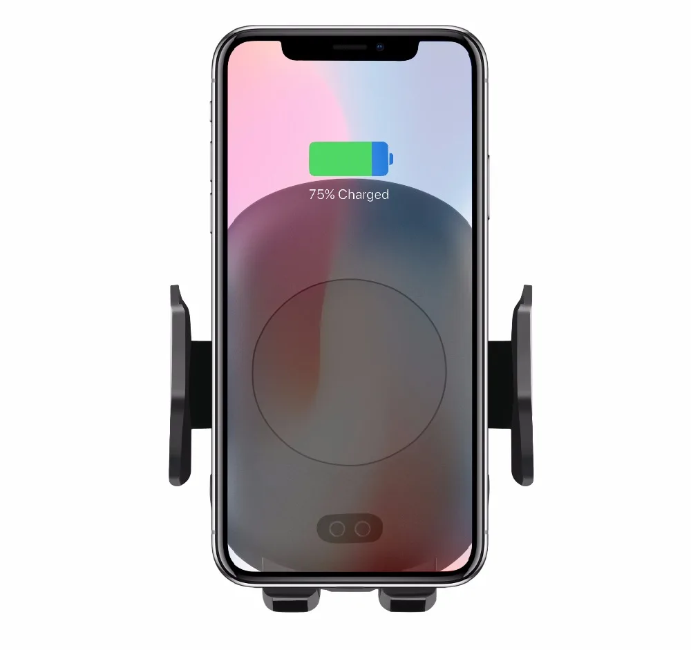 Wireless Car Charger, Infrared Auto-sensor Qi Wireless Car Mount Air Vent Holder