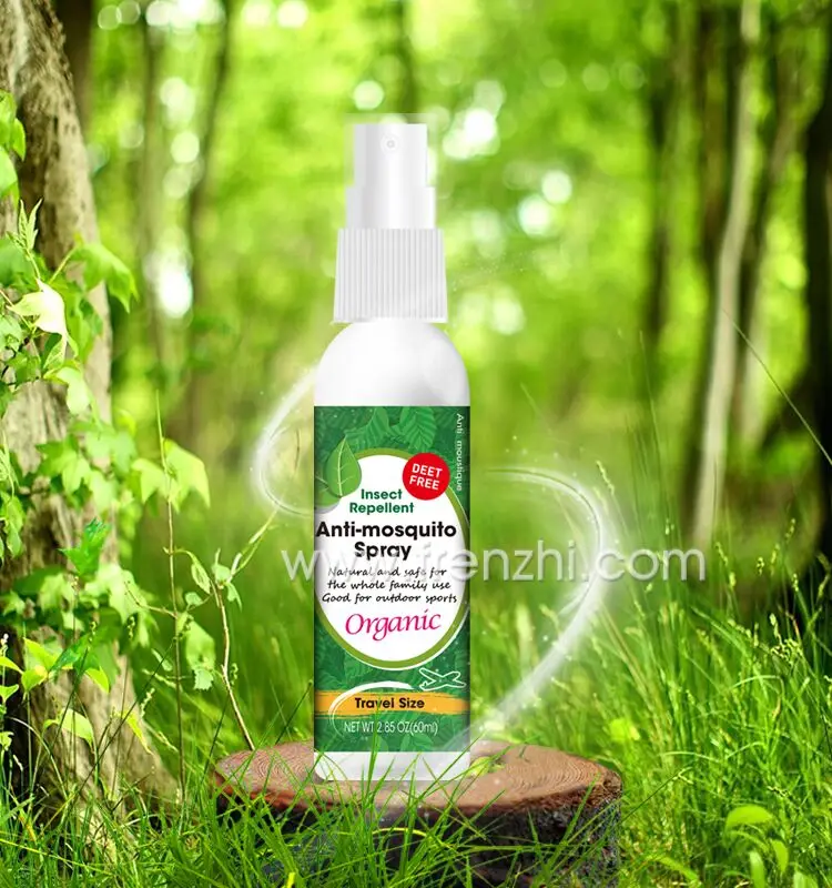 
Deet Free Natural essential oil insect repellent anti mosquito spray for Kids 60ml FZ04 