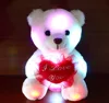 new design LED light teddy bear plush toy colourful teddy bear toy giant plush teddy bear for kids