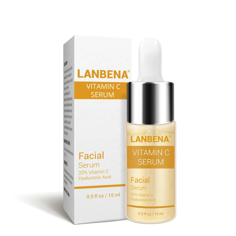 

Lanbena Vitamin C Hyaluronic Acid Serum Whitening Bridhten Moisturizing Facial Essence, N/a