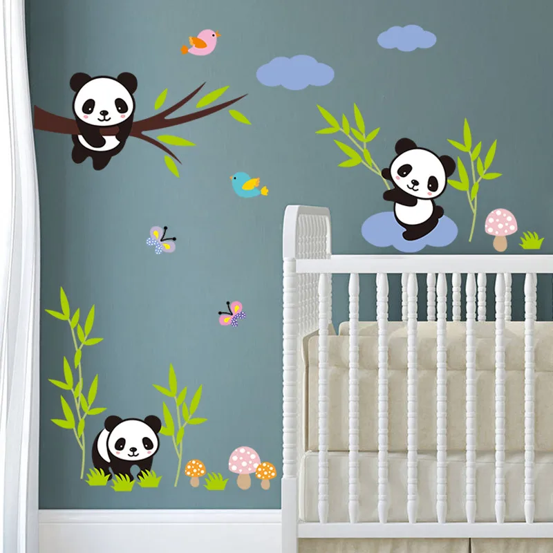 Animals DIY Train Wall Sticker for Kids Baby Room Nursery Home Decor Mural  P3