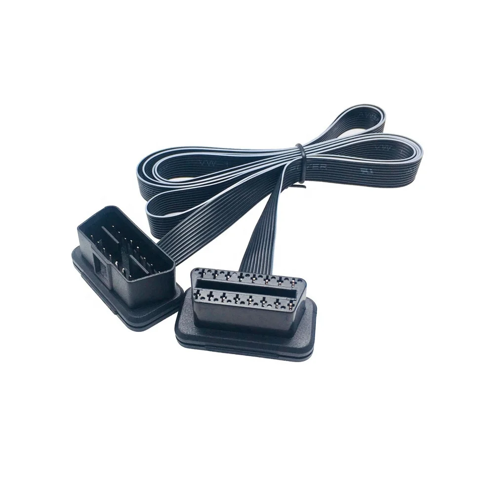 

GPS Tracker right angle obd ii obd2 diagnostic extension cable, Black