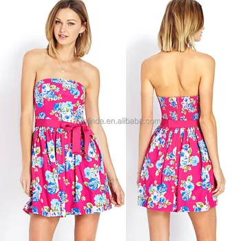 summer strapless dresses