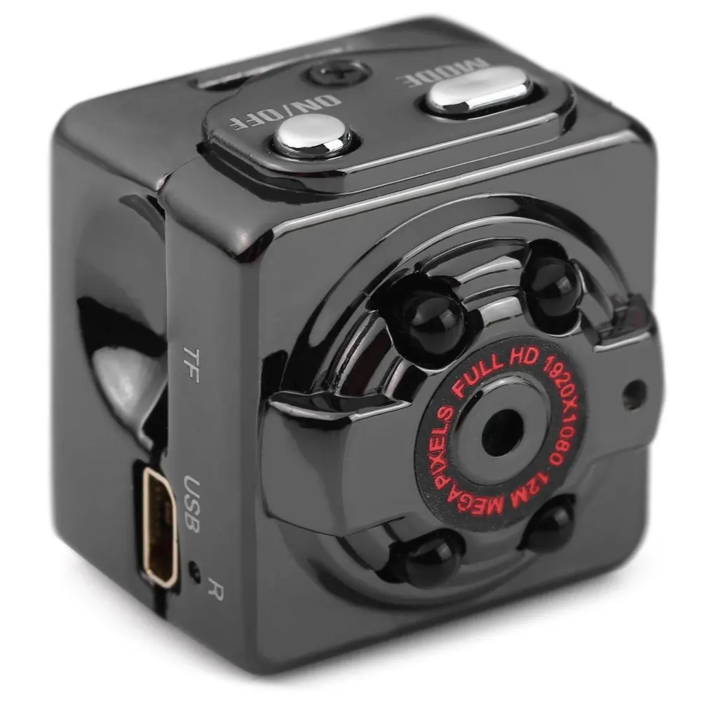 

Fancytech SQ8 720P 1080P Mini Full Car DVR Camera Recorder, Black