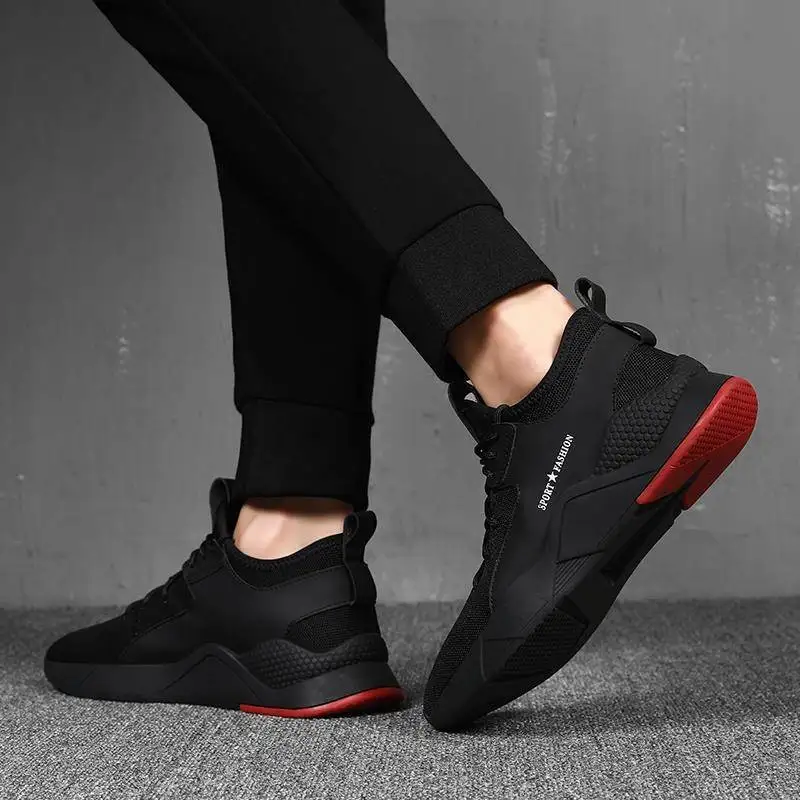 

PVC Injection latest model sport shoes for men, Black