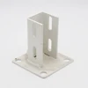 fixed aluminium profile accessories silver anodized aluminium floor bracket