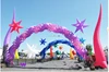 high quality led inflatable flower/inflatable led lighting star/inflatable arch with LED lighting for wedding/party/event/club