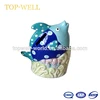 Hot sell fish shape ceramic money saving box wholesale