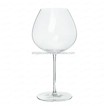 Big Balloon Crystal Red Wine Glass With Large Bowl Perfect For