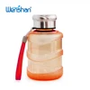 400ml mini single wall PC water bottle nice shape with stainless steel lid