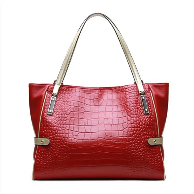 

2019 latest Genuine leather handbags women hand bags leather hand bags ladies, 4 colors