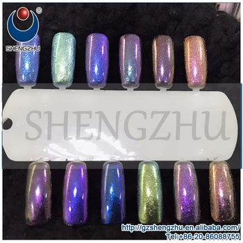 Multichrome Nail Polish color changing multi chrome pigments nail polish pigment powder