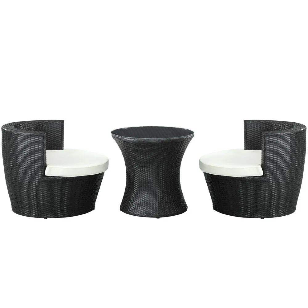 Moderne tuin bistro rotan picknick eettafel en bullet stoel set ... Scandinavische salontafel rotan