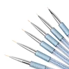 NT20 5/7/9/10/11mm Nail Art Brush Pearl Handle Uv Gel Polish Lining Painting Manicure Nails Tips Design Brushes Tool Accessories